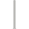 Stainless steel post |  60 mm | stationary, to be fixed by plugswith base plate  120 x 5 mm | without lock | without eyelet